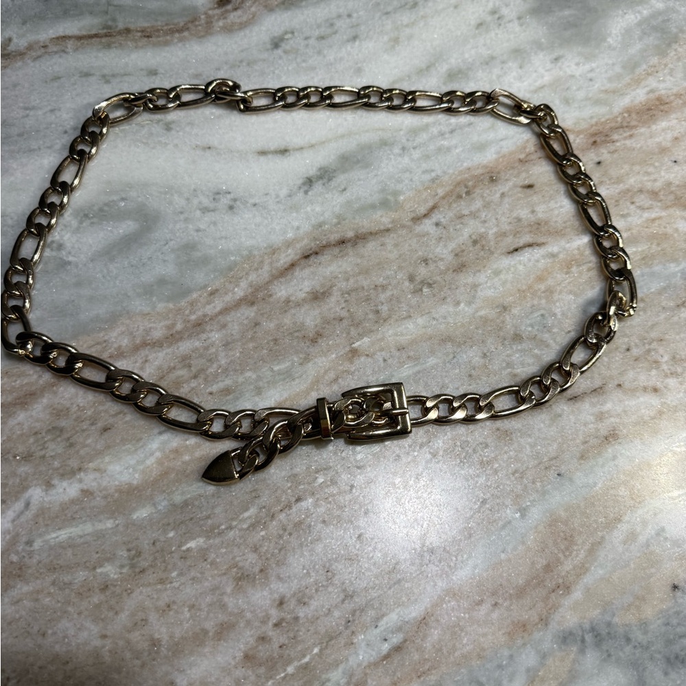 Gold Tone Chain Belt